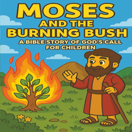 Cover of Moses and the Burning Bush: God’s Call, Courage, and Faith – A Classic Bible Story for Kids