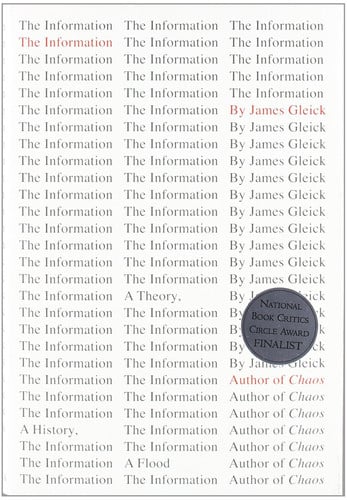 Cover of The Information: A History, a Theory, a Flood