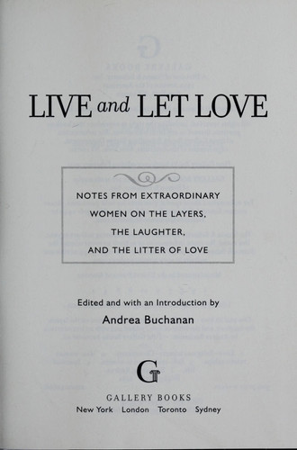 Cover of Live and Let Love