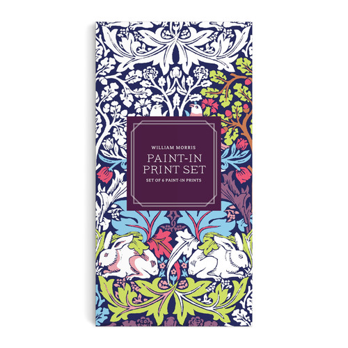 Cover of William Morris Paint-In Postcard Set