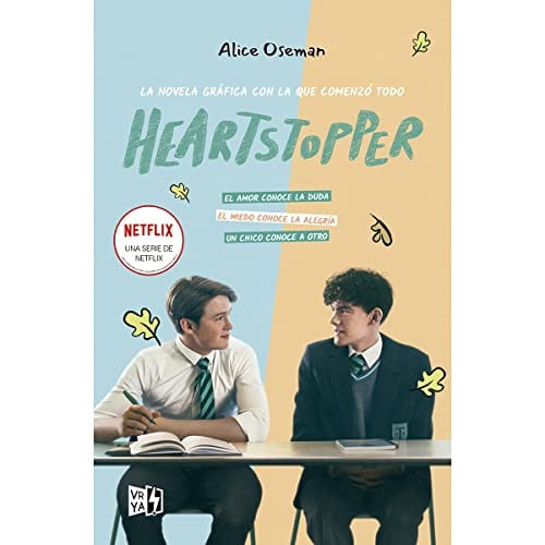 Cover of Heartstopper Tomo 1 (Cubierta Netflix)