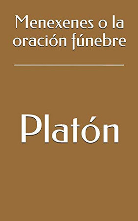 Cover of Menexenes o la Oraci