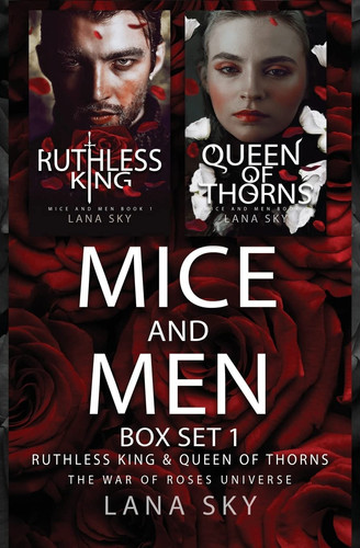 Cover of Mice and Men Box Set 1 (Ruthless King & Queen of Thorns) War of Roses Universe