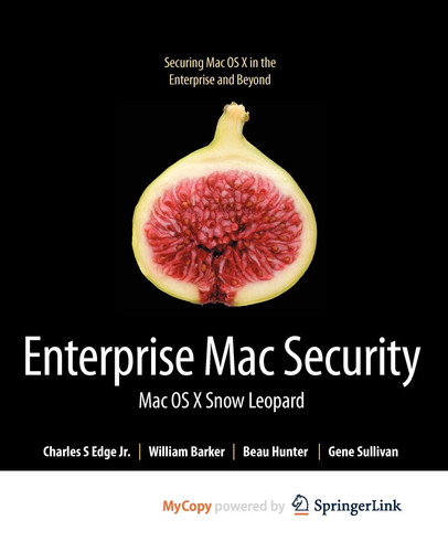 Cover of Enterprise Mac Security