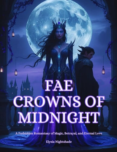 Cover of Fae Crowns of Midnight - A Forbidden Romantasy of Magic, Betrayal, and Eternal Love