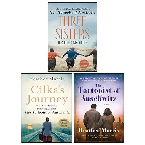 Cover of Heather Morris Collection 3 Books Set (The Tattooist of Auschwitz, Cilka's Journey, Three Sisters)
