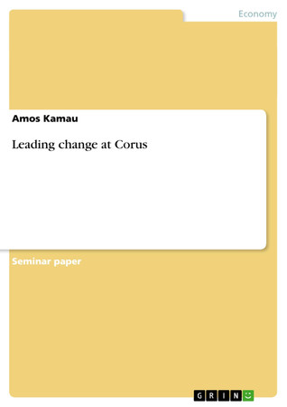 Cover of Leading Change at Corus