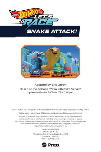 Cover of Hot Wheels Let's Race: Snake Attack!