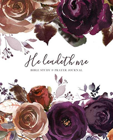 Cover of He Leadeth Me Bible Study and Prayer Journal