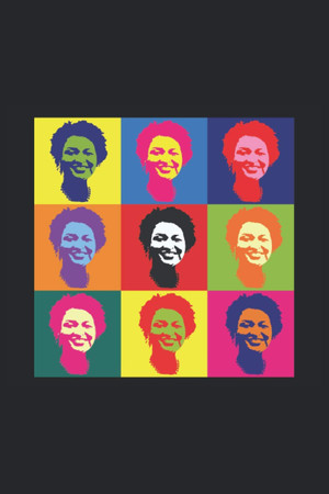 Cover of Stacey Abrams Progressive Georgia Pop Art - Day Planner: Plus Bonus Notes. A Celebration of Black Women and Girls.