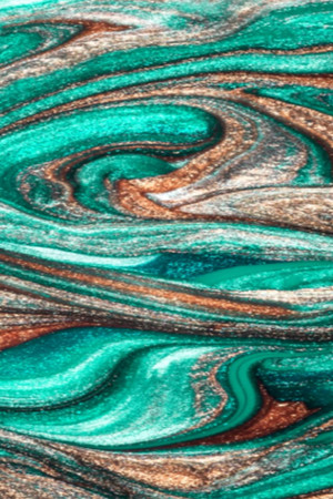 Cover of Copper and Patina Swirl: Green Patina and Copper Molten Swirl