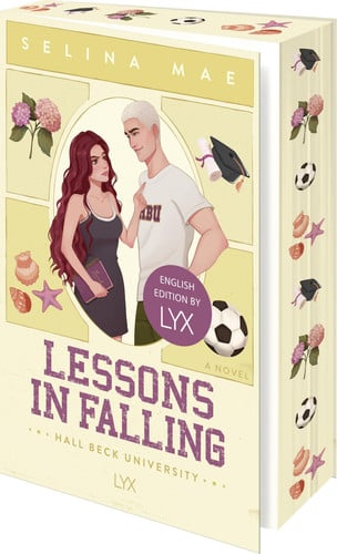 Cover of Lessons in Falling (Hall Beck University, #3)