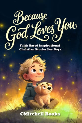 Cover of Because God Loves You: Faith-Based Inspirational Stories for Boys to Build Courage, Confidence, and a Strong Heart (Because God Loves You Series)