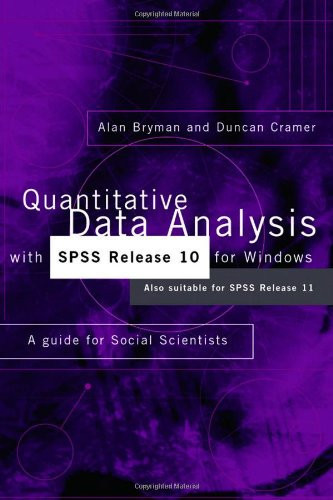 Cover of Quantitative Data Analysis with SPSS Release 10 for Windows
