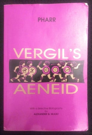 Cover of Vergil's Aeneid, Books I-VI (Latin Edition) (Bks. 1-6) (English and Latin Edition)