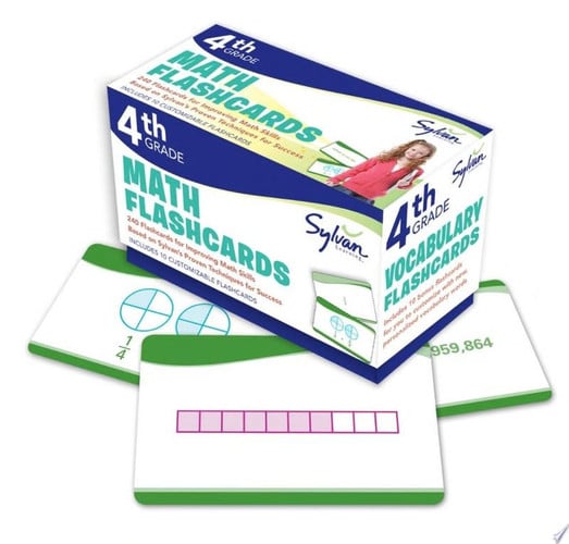 Cover of Fourth Grade Math Flashcards
