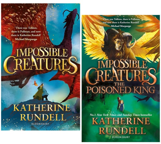 Cover of Impossible Creatures by Katherine Rundell 2 Books Collection Set (Impossible Creatures & The Poisoned King)