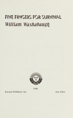 Cover of Five Fingers for Survival