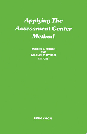 Cover of Applying the Assessment Center Method