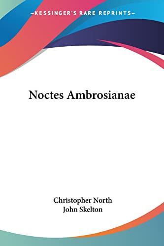 Cover of Noctes Ambrosianae