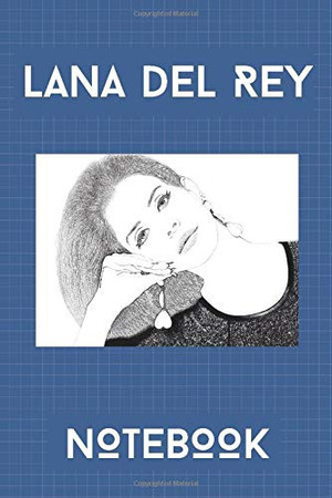 Cover of Lana Del Rey Notebook Graph Paper Workbook for One and Only Fans | Version # 2