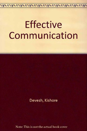 Cover of Effective Communication