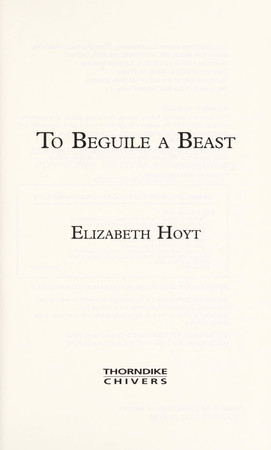 Cover of To Beguile A Beast
