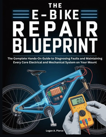 Cover of The E-Bike Repair Blueprint: The Complete Hands-On Guide to Diagnosing Faults and Maintaining Every Core Electrical and Mechanical System on Your Mount (The DO-IT-YOURSELF Blueprint)