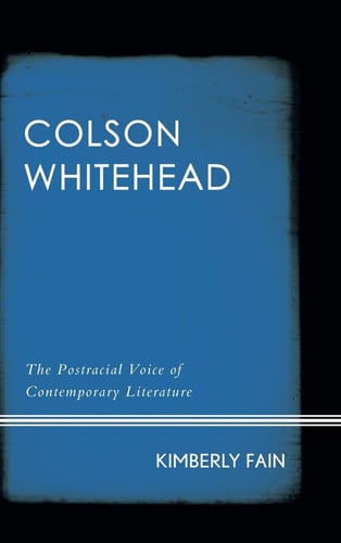 Cover of Colson Whitehead