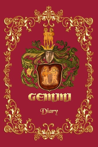 Cover of Gemini Diary - A Diary For Gemini Zodiac Sign - 6x9, 120 Pages