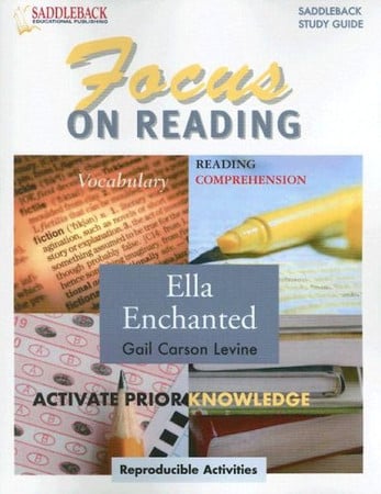 Cover of Ella Enchanted Reading Guide (Saddleback's Focus on Reading Study Guides)
