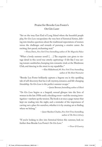 Cover of All the Summers in Between