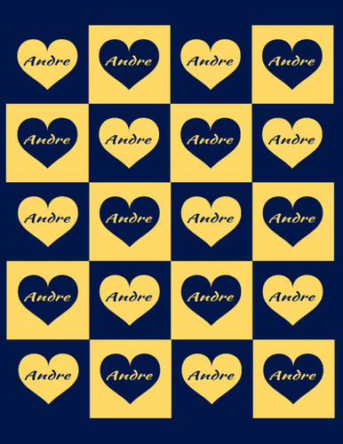 Cover of ANDRE: Beautiful Andre Present - Perfect Personalized Andre Gift (Andre Notebook / Andre Journal)
