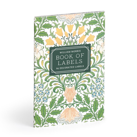 Cover of Galison William Morris – Book Of Labels Including 8 Label Pads Featuring Different Floral Patterns Perfect For Labeling And Gifting