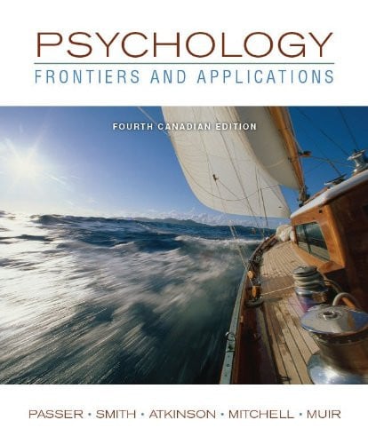 Cover of Psychology : Frontiers and Applications, Fourth Canadian Edition + Connect W/eText