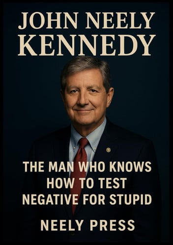 Cover of JOHN NEELY KENNEDY NEW BIOGRAPHY 2025: The Untold Biography of America’s Witty, Sharp-Tongued Senator and His Rise From Louisiana to the National Stage