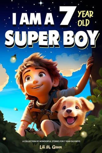 Cover of I Am a 7 Year Old Super Boy: A Collection of Wonderful Stories for 7-year-old Boys