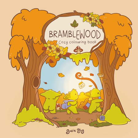 Cover of Bramblewood: Goblincore Cozy Colouring Book (Goblincore by Suzie Slug)