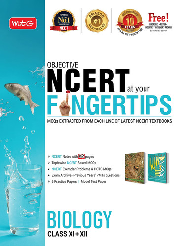 Cover of Objective NCERT at your FINGERTIPS for NEET-AIIMS - Biology