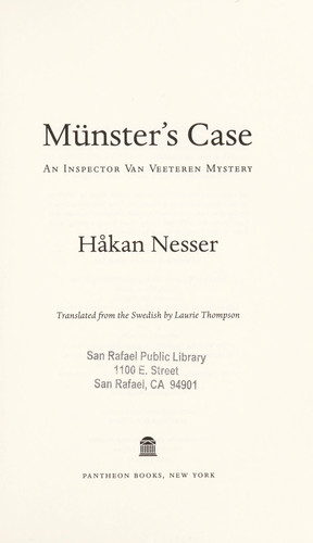 Cover of Münster's Case