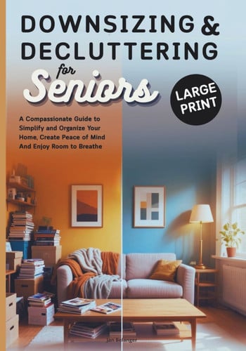 Cover of Downsizing & Decluttering for Seniors: A Compassionate Guide to Simplify and Organize Your Home, Create Peace of Mind, and Enjoy Room to Breathe