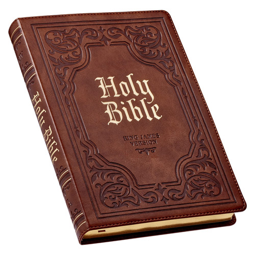 Cover of KJV Bible Thinline Brown