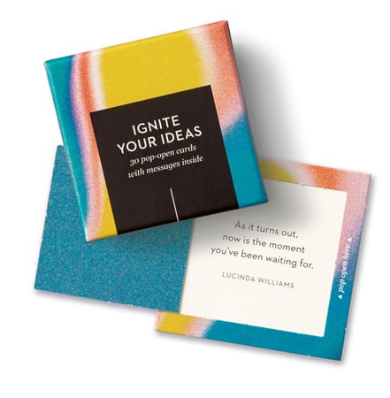 Cover of ThoughtFulls: Ignite Your Ideas: 30 Pop-Open Cards With Messages Inside