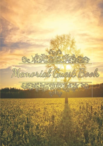 Cover of Memorial Guest Book