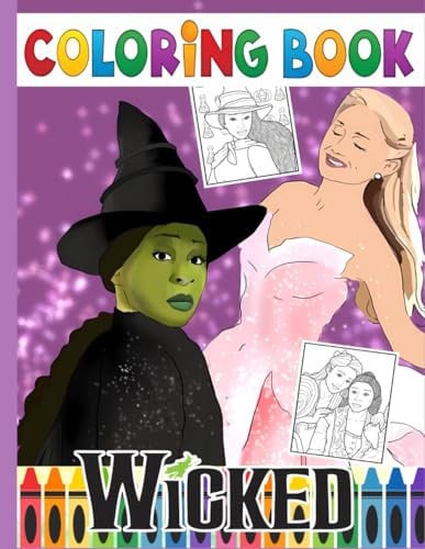 Cover of Wick-ed’s Coloring Book: Coloring Book For Kids, Ages 4-8, Ages 8-12 and Adults With 70+ High Quality Coloring Pages | Perfect Gift Holidays for Children