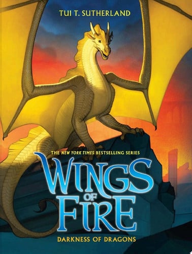 Cover of Darkness of Dragons (Wings of Fire #10)