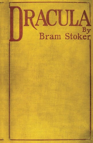 Cover of Dracula. First Edition 1897