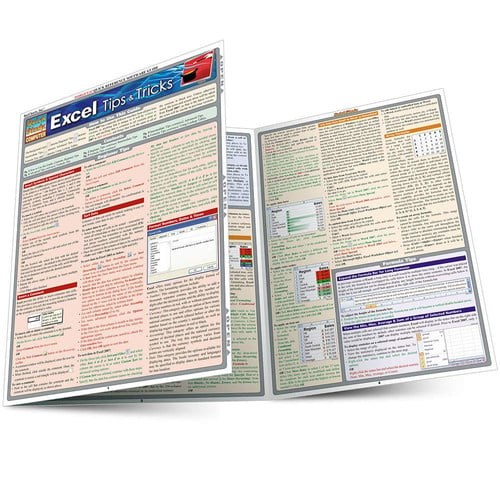 Cover of Excel Tips and Tricks QuickStudy Laminated Reference Guide (QuickStudy Computer)