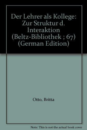 Cover of Der Lehrer als Kollege