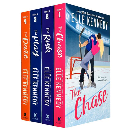 Cover of Briar U Series Books (1 - 4) Collection Set by Elle Kennedy (The Chase, The Risk, The Play & The Dare)